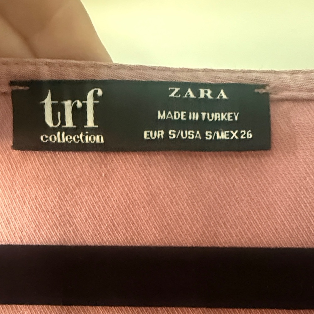 Zara Pink Ruffle Button Blouse - Picture 5 of 5